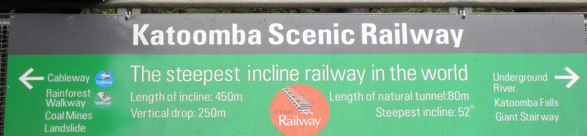 How long is the Scenic Railway?