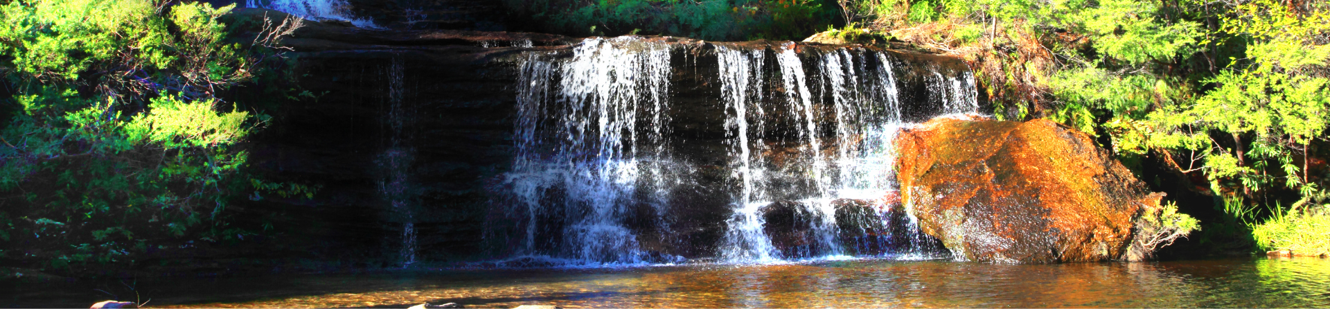 What is the easiest waterfall walk in the Blue Mountains?
