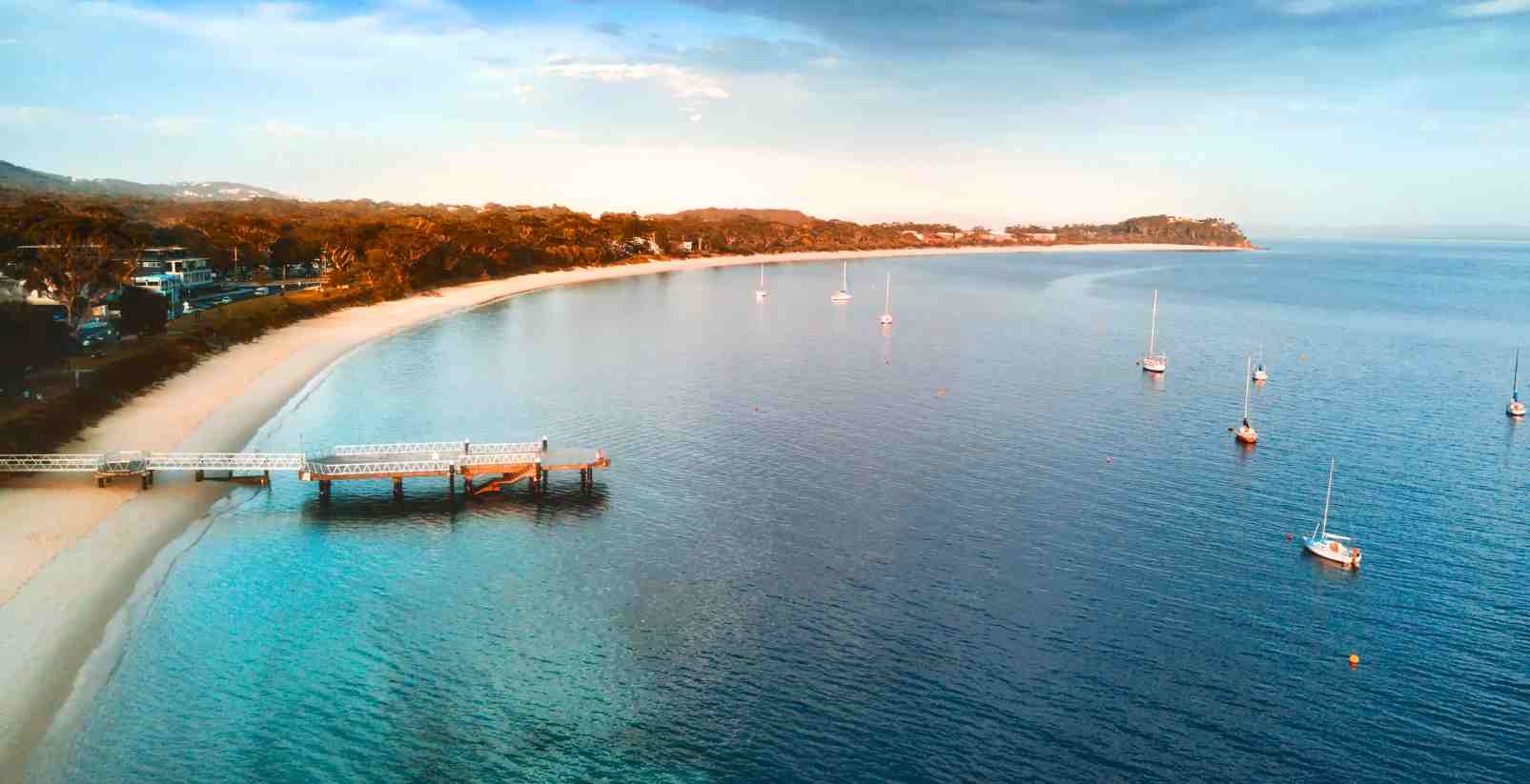 beach and pier