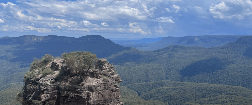 Viewpoint of the Blue Mountains near Katoomba